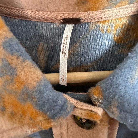 Free People Oversized Jacquard Ruby Jacket - Picture 7 of 8